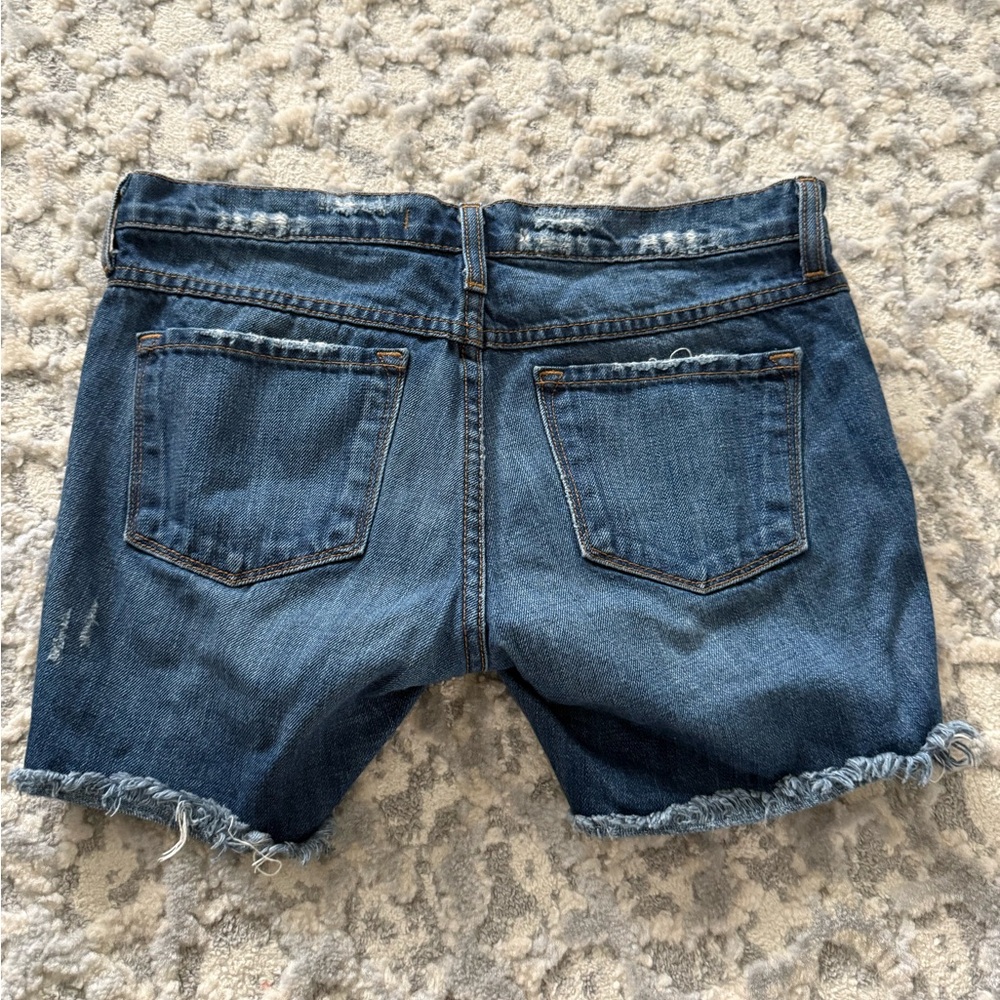 Flying Monkey Women’s Distressed Blue Denim Shorts - Picture 5 of 5
